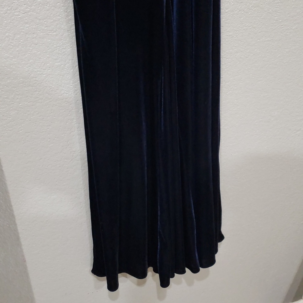Adrianna papell navyblue velvet* outfit #12019 - Picture 5 of 7